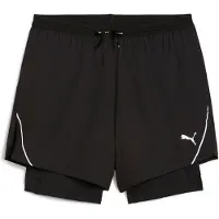 Puma ULTRAWEAVE 2-in-1 5" Running Shorts Men, Sport, Black, S
