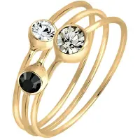 Elli Ring guld / sort