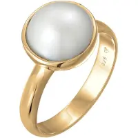 Nenalina Ring guld / perlehvid