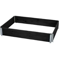 Siena Garden Siena R12001-4BK-GBX Højbed Sort 1 stk