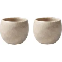 Villeroy & boch Perlemor Home æggebæger 2-pak Sand