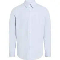 Calvin Klein Solid Stretch Slim Fit Skjorte Med Lange ærmer