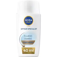 Nivea Daily Sun Fluid Facial Protection SPF50+ Medium Tone 40ml