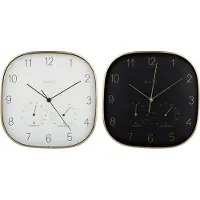 24hShop Vægur med termometer og analogt display 29 cm
