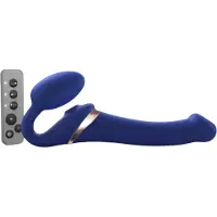 Strap-On-Me Multi Orgasm Bendable Strap On Night Blue M