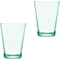 Iittala Kartio drikkeglas 40 cl 2 stk vandgrøn