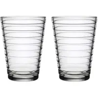 Iittala Aino Aalto drikkeglas 2 stk - 33 cl klar