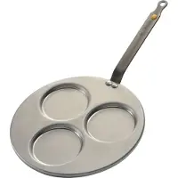 De Buyer Mineral B Element Triblinis blini pan, carbon steel, 3x10 cm