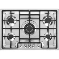 Smeg Pgf75-4 75 Cm Gaskomfur 5 Blus