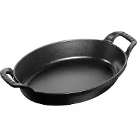 Staub oval ovnfast form støbejern 24 cm Kirsebær
