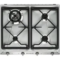 Smeg Sr964xgh 60 Cm Gaskomfur 4 Blus