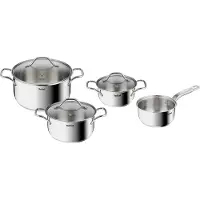 Tefal Intuition grydesæt 7 dele Rustfrit stål