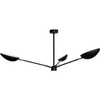 Watt & Veke Spoon loftpendel mat sort messing
