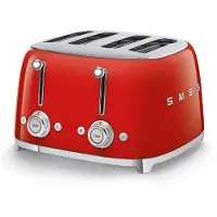 Smeg 50's Style brødrister 4x4 skiver Rød