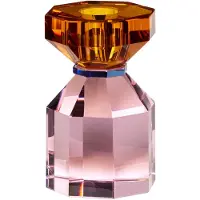Hubsch Lysestage 11 cm Lyserød-orange