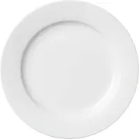 Lyngby Porcelæn Rhombe tallerken hvid Ø 23 cm
