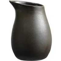 Aida Raw flødekande uglaseret stentøj 20 cl Metallic brown