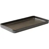 Aida Raw fad 18x34 cm Metallic brown
