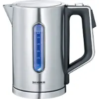 Severin WK 3418 elkedel med temperaturindstilling 1,7 L Rustfrit stål