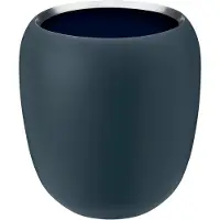 Stelton Ora vase 17 cm Dusty blue/Midnight blue