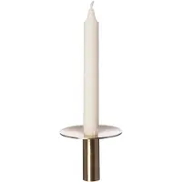 ERNST lysestage børstet messing Ø9,2 cm 7 cm