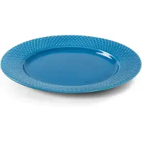 Lyngby Porcelæn Rhombe tallerken Ø27 cm Blå