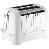 Dualit Brødrister Lite 2 Skiver Gloss blank hvis