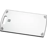 Zwilling vendbart skærebræt plast hvid-grå 38x22x1,5 cm