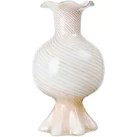 Fyrklövern Mella vase 30 cm Taupe sand/Offwhite