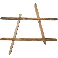 Andersen A-Shelf væghylde Medium 52x9x46 cm Ash