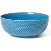 Lyngby Porcelæn Rhombe skål Ø15,5 cm Blå