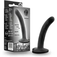 Temptasia Twist Black Dildo - Small