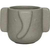 Oyoy Elephant krukke Ø9,6 cm Stone