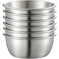 Dorre Dian dip-skåle 6-pak Silver