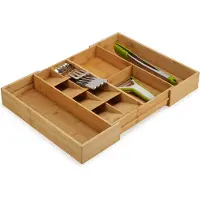 Joseph Joseph DrawerStore Ekspanderende Slvtj Bestik Bestik & Gadgets Organizer Kan udvides i skuffe Pladsbesparende bakke Bambus