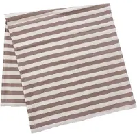 ERNST borddug stribet 145x300 cm Muldvarp-hvid