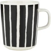 Marimekko Oiva Piccolo kop 25 cl White-black