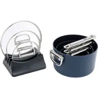 Joseph Joseph Space non stick gryde 8 dele Blå