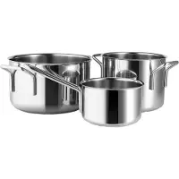 Eva Solo Eva Trio Stainless Steel grydesæt 3 dele Rustfrit stål