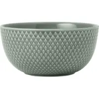 Lyngby Porcelæn Rhombe Earth Skål Ø13 cm Moss