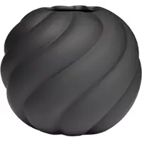 Cooee Design Twist ball vase 12 cm Black
