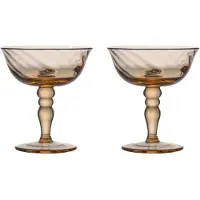 By On Opacity italiensk champagnecoupe 15 cl 2-pak Fersken