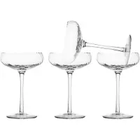 By On Opacity champagneglas 30 cl 4-pak Klar