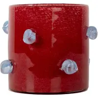 By On Arlo fyrfadsstage M Ø15 cm Vinrød-lyseblå