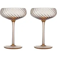 By On Opacity champagneglas 30 cl 2-pak Fersken