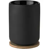Stelton Theo termokrus med underlag 25 cl Black