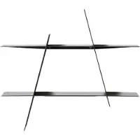 Andersen A-Shelf væghylde Medium 52x9x46 cm Black