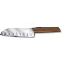 Victorinox Swiss Modern Santokukniv 17 cm Brun