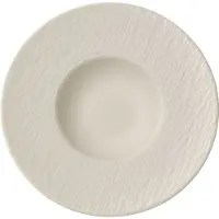 Villeroy & Boch Manufacture Rock dyb tallerken Ø28 cm Blanc
