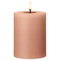Ester & Erik bloklys LED 20 Rosy caramel, 10 cm